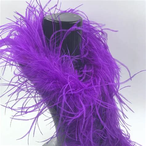 Hotsale Purple fashion boas decorative OSTRICH FEATHER BOA marabou boa with ostrich feather-in ...