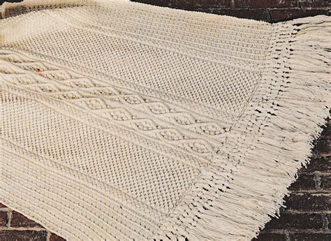 Ravelry: Easy Fisherman Knit Afghan pattern by Meredith Montross