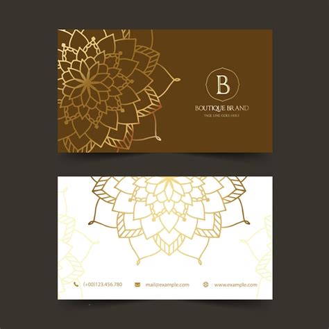 Free Vector | Boutique business card