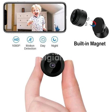 Mini Hidden Spy Camera Wifi Small Wireless Video Camera Full Hd 1080P Audio Infrared Night ...