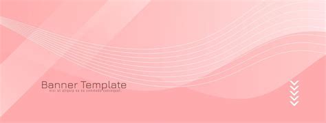 Free Vector | Abstract soft pink wave style banner design vector