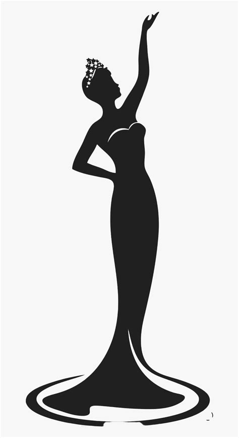 Beauty Pageant Transparent Png - Beauty Queen Silhouette Png, Png Download - kindpng