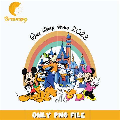 Walt disney world 2023 png, Mickey family png – DreamSVG Store