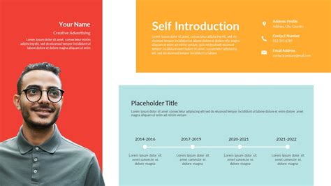 Self Introduction Presentation Template for Google Slides - SlideKit