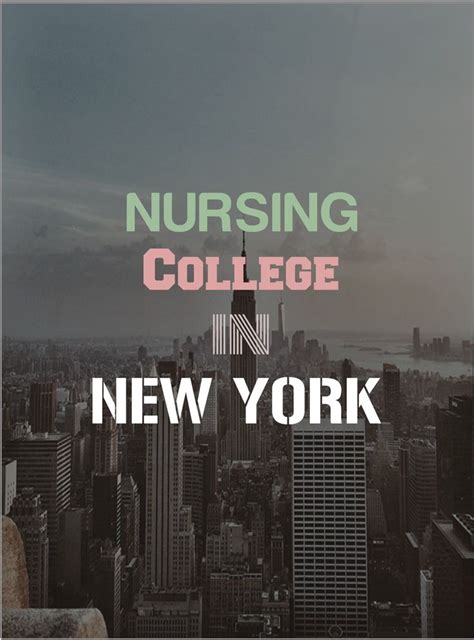 Nursing College in New York | Online nursing schools, Nursing pictures, Nurse