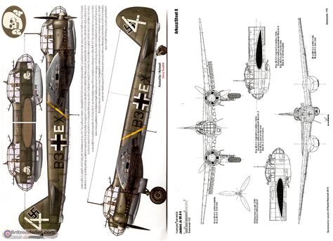 Top Drawings 16 – Ju-88 Bomber Variants - Reference material - Britmodeller.com