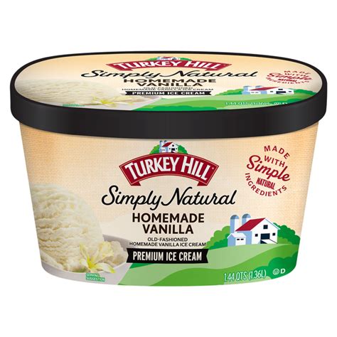 Save on Turkey Hill Simply Natural Premium Ice Cream Homemade Vanilla Order Online Delivery | GIANT