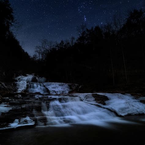 Night at the Falls Photograph by Bill Wakeley - Fine Art America