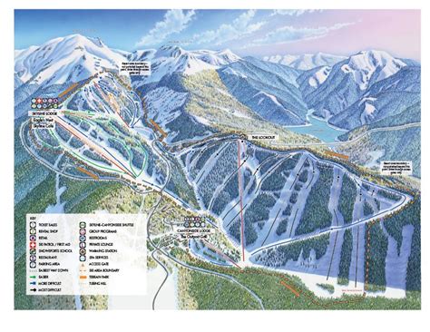 Trail Map | Eagle Point | Trail maps, Utah ski resorts, Ski touring