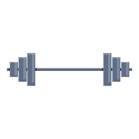 Barbell icon, cartoon style 14353194 Vector Art at Vecteezy