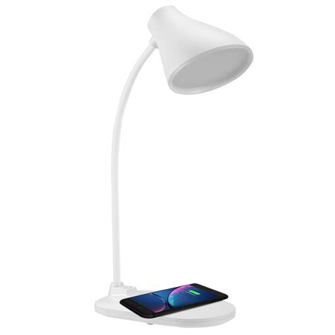 Desk Lamp,Led Desk Lamp with USB Charging Port,Wireless Charger, Desk Lamps For Home Office, 3 ...