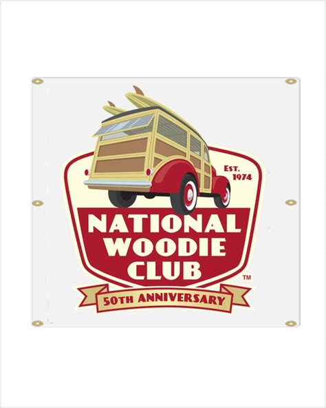 Woodie Club 50TH ANNIVERSARY Vinyl Banner – GMClubapparel.com