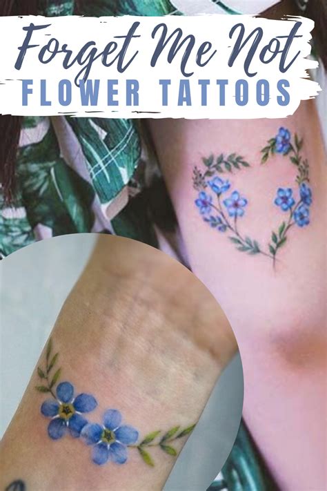 Forget Me Not Flowers Tattoo Designs | Best Flower Site