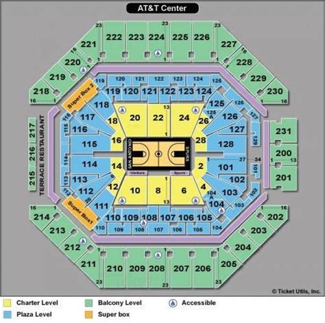 The Most Awesome at&t center san antonio seating chart | Seating charts ...