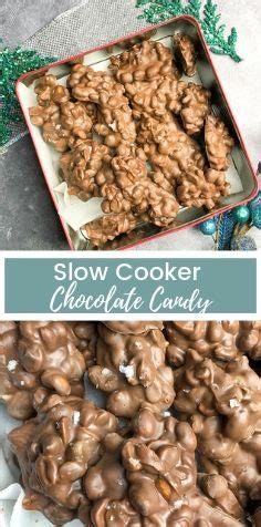 Trisha Yearwood's Slow Cooker Chocolate Candy | Chocolate candy recipes, Crockpot dessert ...