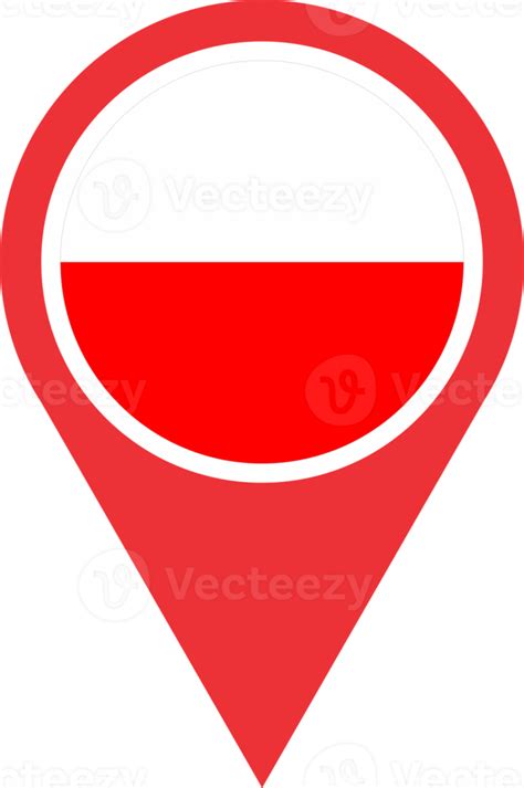 Poland flag pin map location PNG 22102695 PNG