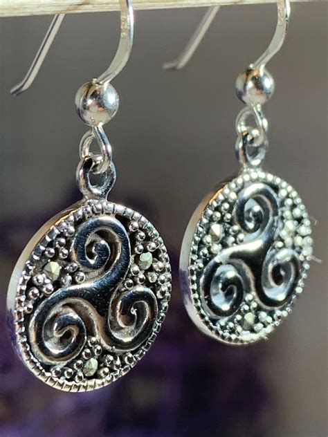 Celtic Spiral Earrings, Irish Jewelry, Viking Jewelry, Ireland Gift ...