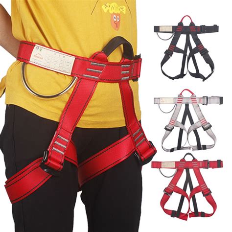 MagiDeal Rock Climbing Safety Harness Rappelling Waist Leg Protect Safety Harness Belt Half body ...