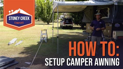 How To: Setup a Camper Awning - YouTube