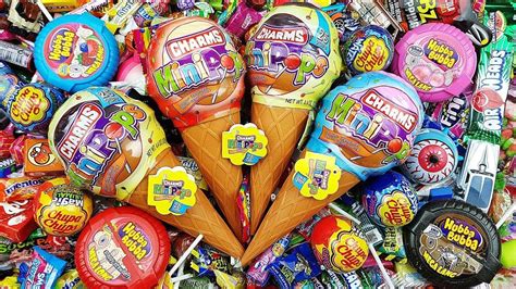 Lollipops Ice Creams New Flavors Learn Colors with A lot of Candy - Ice Cream Song - YouTube