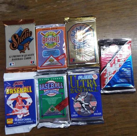 Lot - 7-Bubble Gum Baseball Cards