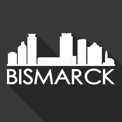 Bismarck Skyline Symbol Design City Vector Art Stock Vector ...