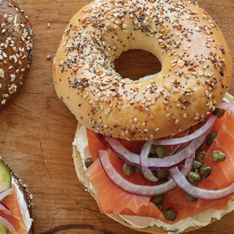 Bagels, Cream Cheese & Nova Scotia Salmon From H&H Bagels | The Best Food Gifts For Men ...