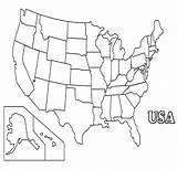 US Map Coloring Pages  Best For Kids sketch template