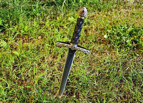 Free Images : grass, lawn, chain, green, symbol, weapon, knife, jewellery, turquoise, blade ...