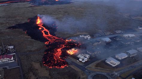 Iceland volcano: Battle to save Grindavik after lava reaches village destroying homes | The Standard