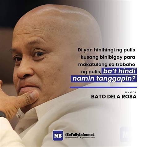 Bato Dela Rosa on Accepting Gifts : Philippines