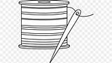 Thread Hand Sewing Needles Coloring Book Clip Art PNG 550x470px  sketch template
