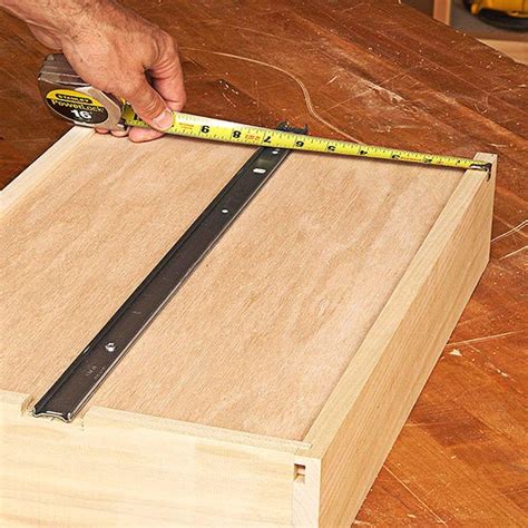 How to install bottom-mount drawer slides