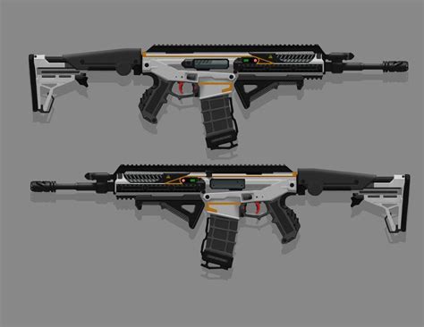 DarkStorm Assault Rifle Sci Fi Weapons, Weapon Concept Art, Weapons Guns, Fantasy Weapons, Guns ...