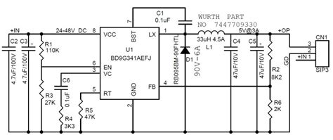 24-48V to 5V - 3A DC-DC Converter - Electronics-Lab.com