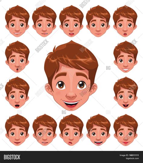 Boy Expressions Lip Vector & Photo (Free Trial) | Bigstock