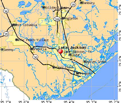 Lake Jackson, Texas (TX 77566) profile: population, maps, real estate, averages, homes ...