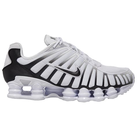 Nike Synthetic Shox Tl - Shoes in White/Black/Silver (Metallic) for Men ...