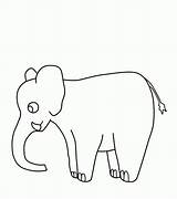 Free Printable Elephant Coloring Pages For Kids sketch template