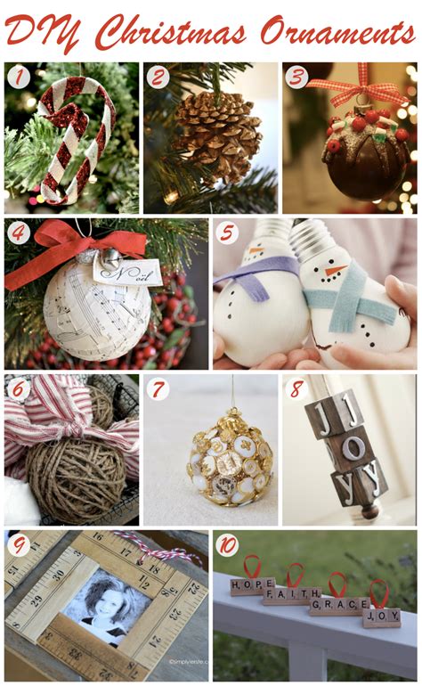 10 DIY Christmas Ornaments