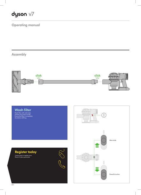 DYSON V7 OPERATING MANUAL Pdf Download | ManualsLib