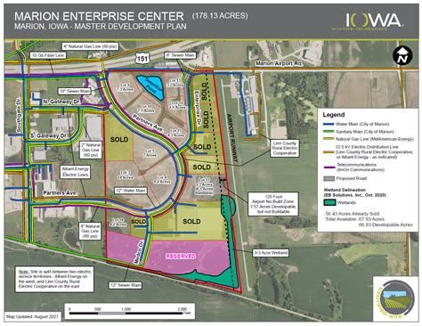 Site Plan and Tier Descriptions - Marion Economic Development Corporation