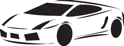 Black And White Racing Car. Royalty-Free Stock Image - Storyblocks