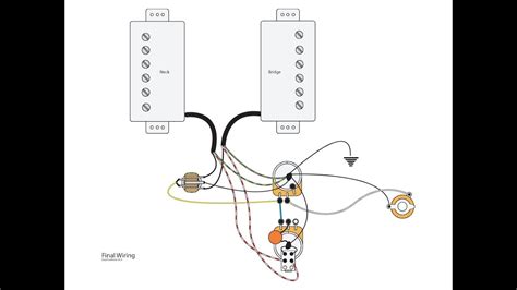 Push Pull Switch Guitar Pickups Hss Split Coil Wiring Diagram 1 Vol - Split Coil Humbucker ...