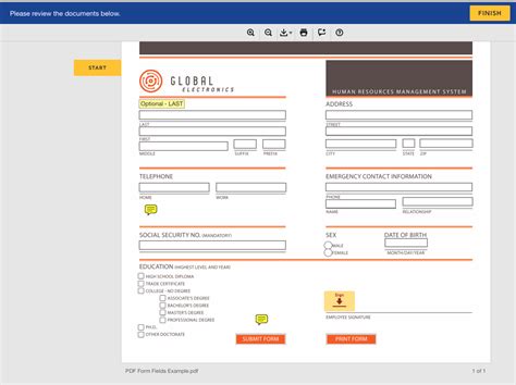 PDF Form Fields Transformation - Databuzz Knowledge Base