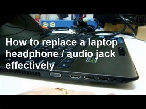 How to fix headphone jack on laptop - fozspace