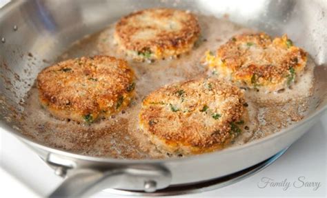 Skillet Fried Salmon Patties {Made From Canned Salmon} | Family Savvy