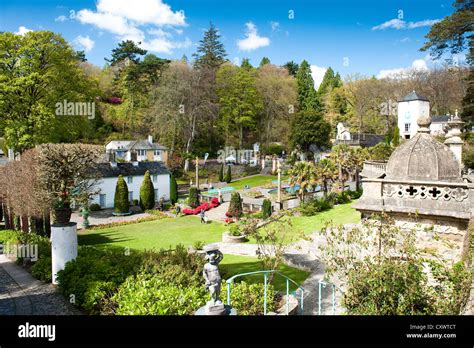 Portmeirion, the location for the cult TV show: The Prisoner Stock ...