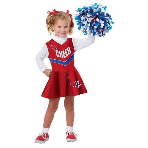 Classic Cheerleader Toddler Halloween Costume - Walmart.com