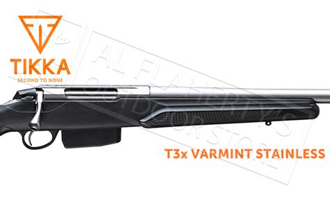 Tikka T3x Varmint Stainless Rifle - Various Calibers - Al Flaherty's ...